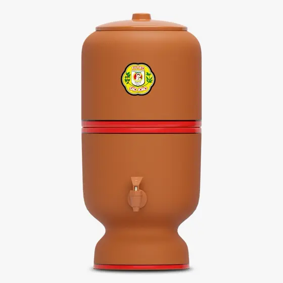 Filtro São João 8L (sendo 4 litros em cima e 4 litros embaixo) acompanha boia, vela torneira e tampa, são joão original
