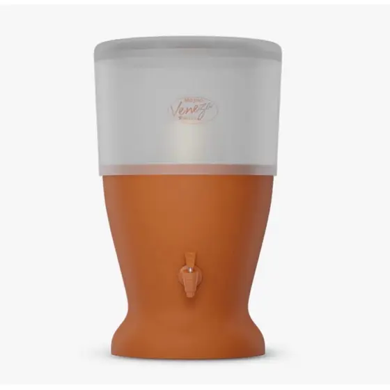 Filtro São João Advance Plus 8L (sendo 4L em cima e 4L embaixo) acompanha 1 boia, 1 vela Tripla Ação, torneira e tampa
