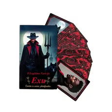 O Legitimo Tarô Do Exu 36 Cartas Plastif e Manual + Presente