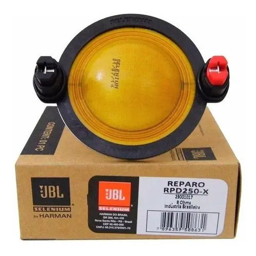 Reparo Compatível e Original Corneta Driver Jbl Selenium Rpd250-x D250x