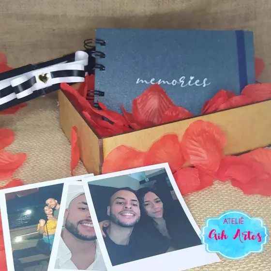 Scrapbook - Álbum - Namorados - Presente - Fotos