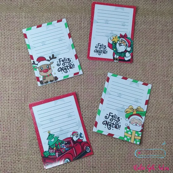 Card cartinha de natal - Papai noel