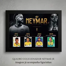 Quadro Decorativo Craques do Futebol – Neymar, Messi e Cristiano Ronaldo | Estilo Premium para Seu Espaço ⚽🏆
