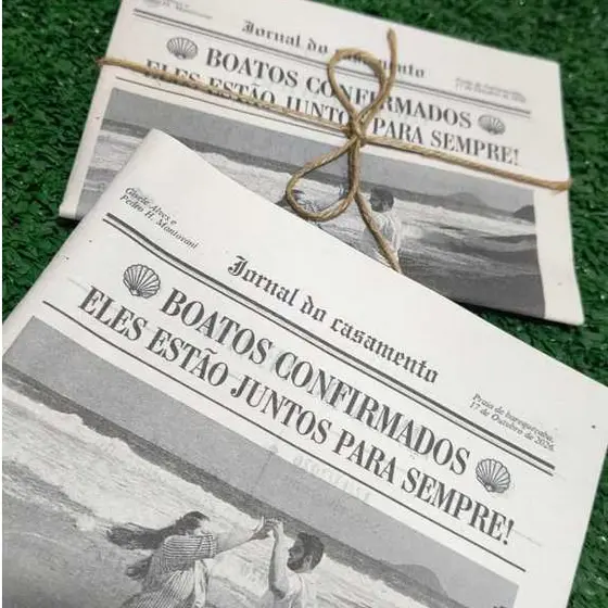 Jornal do Casamento Personalizado