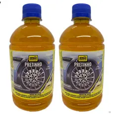 kit 2 Pretinho Baba de camelo Limpa Pneu Automotivo 500ml