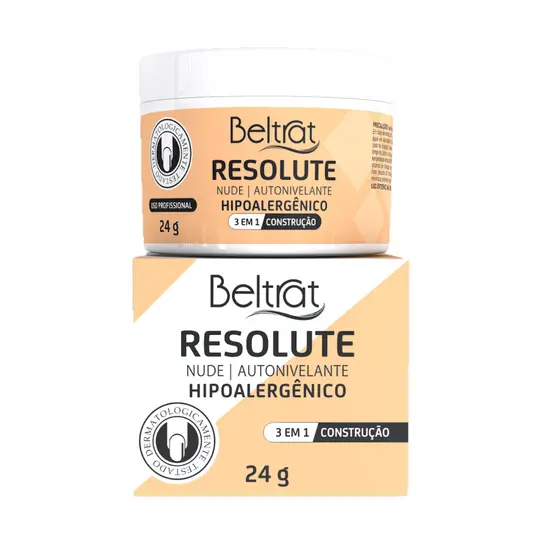 Gel de Unha Resolute Nude 24g - Beltrat