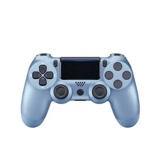Controle USB Com Fio Estilo DualShock 4 para PS4, PC e Notebook | Gamepad Ergonômico com Vibração e Cabo Incluso