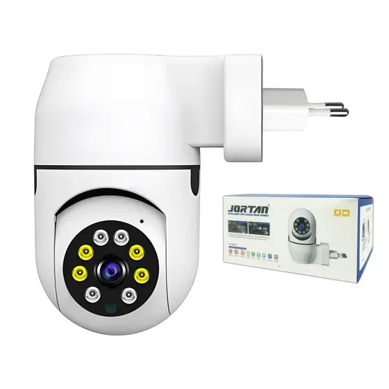 Câmera Tomada Wi-Fi Yoosee Full HD Visão Noturna Áudio Bidirecional Detecção de Movimento Ambiente Interno