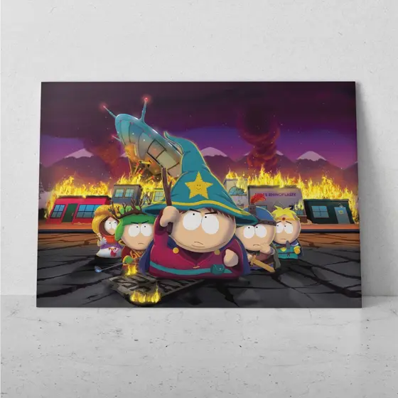 Quadro decorativo desenho South Park decoração para quarto