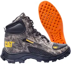 Coturno Bota CAT Motoqueiro Segurança Militar Casual Caterpillar Palmilha Em Gel Promoção
