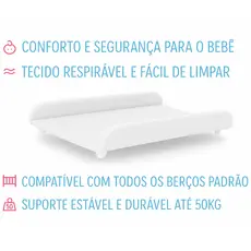 Envio Imediato - Trocador Portátil bebe Amofadado - Trocador de Fraldas para Berço