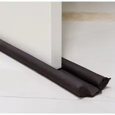 Veda Porta Rolinho Duplo 80cm Impermeável Isolante Contra Poeira Insetos Vento Frio e Ruídos