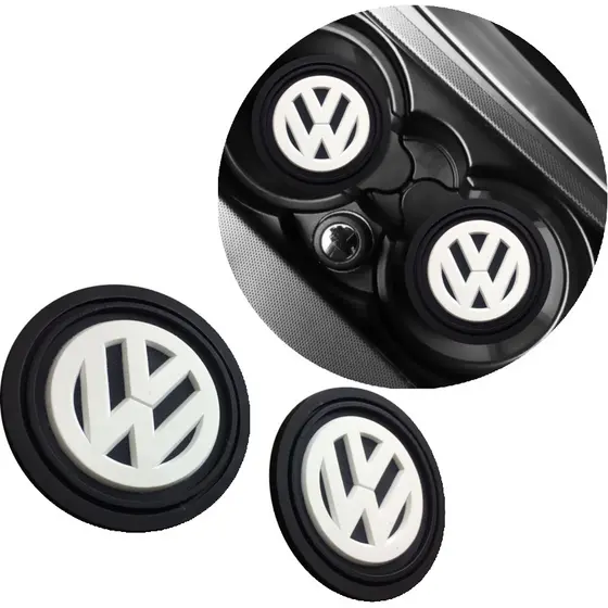 Descanso de Copos para suporte de copos de carros emborrachado Volkswagen Gol Polo Golf Jetta Voyage