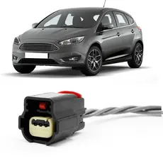 Plug Conector Sensor Estacionamento Ranger Focus Fusion Onix Prisma Cobalt Tracker S10 3 Vias