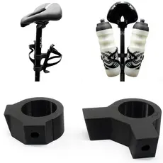 Kit adaptador Suporte 2 Caramanhola Garrafa de Água Canote 27.2mm Montaiun Bike Speed aro 26 27