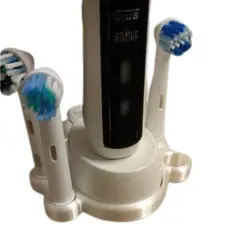 Incrível Base organizadora para escova oral b com 4 slots para refis