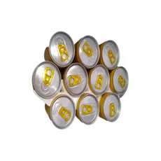 Suporte organizador para latas e garrafas latão p/ geladeira