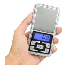 Mini Balança Digital De Bolso Balança Digital De Precisão 500g Capacidade máxima 0.5 g Cor Prateado