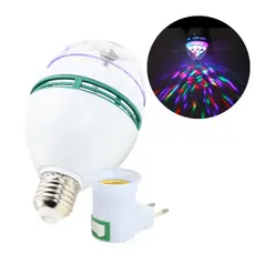 Lâmpada Giratório Colorido RGB Globo Led Para Festa Balada E27 bivolt TB-0166