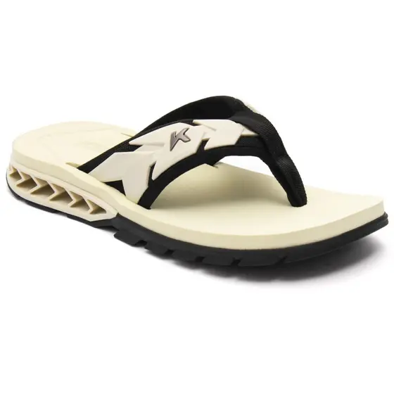 Sandália Chinelo Kenner Rakka Ultra Full Force Preto e Baunilha DLM16