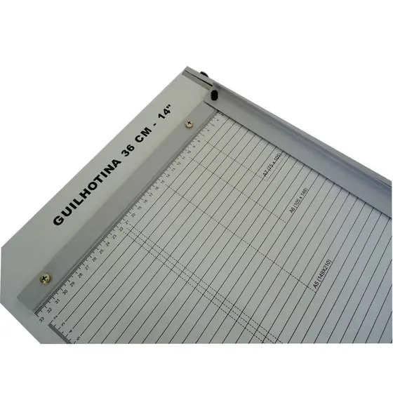 Guilhotina Para Papelão Holler Cartonagem Papel Artesanato EXF36 Ofício 36cm