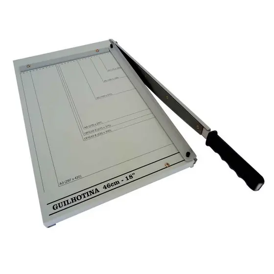 Guilhotina Para Papelão Holler Cartonagem Papel Artesanato EXF46 A3 46cm