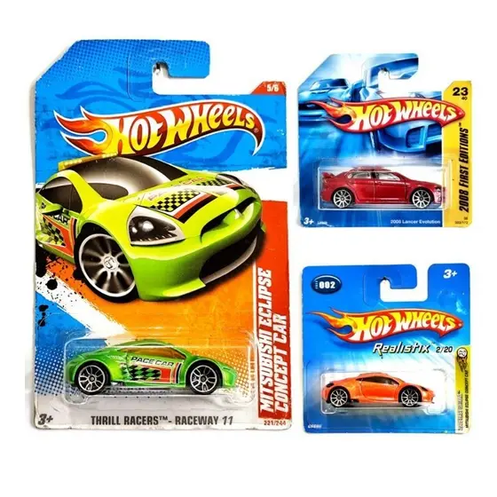 Mitsubishi, Pajero, Eclipse, Lancer Evolution, Hot Wheels