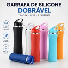 Garrafa Térmica Inox 750ml Conserva Bebidas Quentes e Frias Inox Premium Tampa Antivazamento