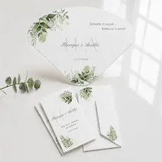 Kit Lágrimas de Alegria e Ventarolas Leques Personalizado Casamento Presentes Minimalista (9dias úteis de produção)