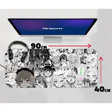 Mouse Pad Gamer Ahegao anime 90x40 70x30 60x40 Personalizado mousepad extra grande