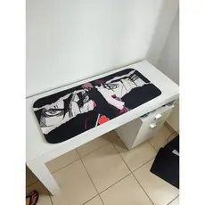 Mouse Pad Naruto Itachi Sasuke Akatsuke Grande Extra Grande 90x40 Personalizado Costurado