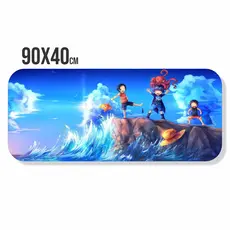 Mouse Pad One Piece Luffy Gamer Grande Extra Grande 90x40 Personalizado Costurado