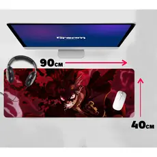 Mouse Pad Gamer Black Clover Asta anime Grande Extra Grande 90x40 Personalizado Costurado animes