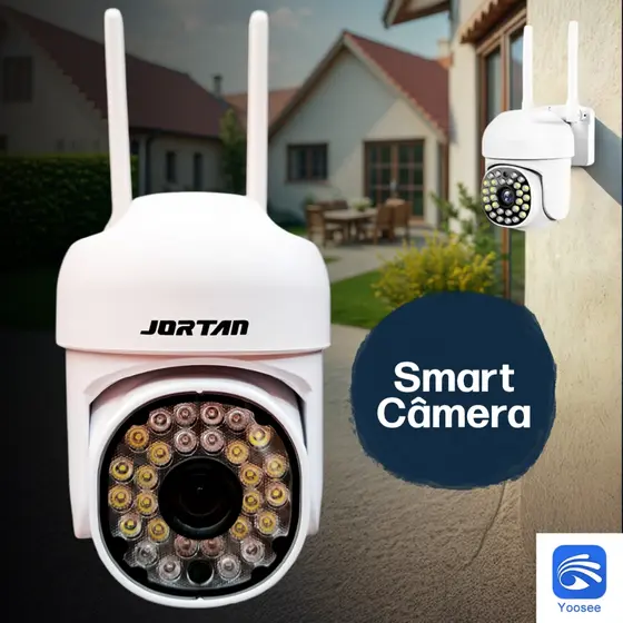 Câmera IP Yoosee Jortan Wifi Segurança Vigilância Visão Noturna Wireless Prova D'água PTZ Sem Fio