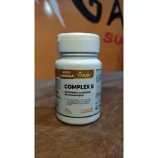 Complexo B Tiaraju 60 Comprimidos Vitaminas B1 B2 B3 B5 B6 B7 B9 B12 Suplemento Alimentar