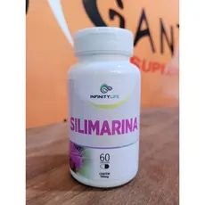 Silimarina Infinitylife Extrato Cardo Mariano 60 Cápsulas Suplemento Alimentar