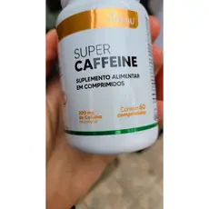 Super Caffeine Tiaraju 200mg 60 Comprimidos – Energia e Foco
