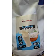 Proteína de Arroz 900g Rice Protein NewNutrition Vegana Sem Lactose Sem Glúten