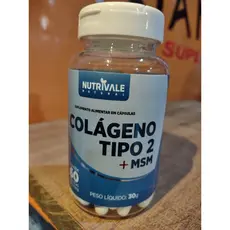 Colágeno Tipo 2 + MSM (Nutrivale)