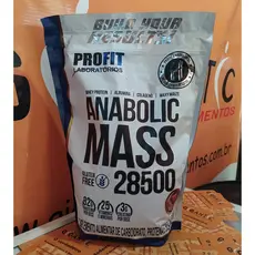 Anabolic Mass 28500 Hipercalórico com Whey Creatina Vitaminas Ideal para Ganho de Massa