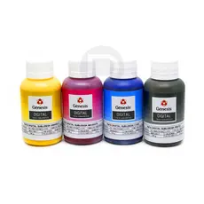 Tinta Gênesis Sublimática Digital - Sublidesk - Kit 4 Cores - CMYK