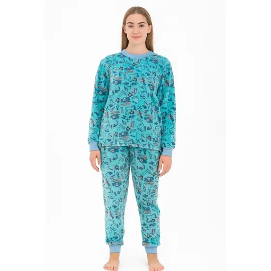 pijama feminino, pijama fleece, pijama inverno, pijama estampa pirata, roupa de dormir