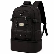 Mochila De lona masculina Camuflada 60L grande Viagem reforçada qualidade resistênte