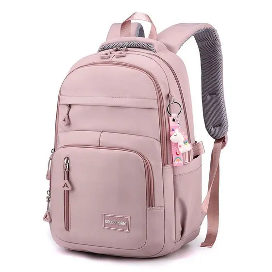 Mochila Bolsa Feminina Impermeável Grande Resistente Notebook Escolar Faculdade Viagem Moderna