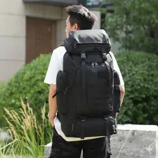 Aventura sem Limites: Mochila Cargueira 80L Impermeável para Trilha e Camping