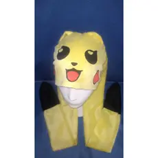 ⚡Touca do Pikachu com Orelhas de Cachecol de 1 metro  + chaveiro Pokebola de Brinde
