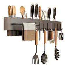 Suporte Organizador Cozinha 8 Ganchos Inox Original