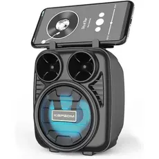 Caixinha De Som Portátil Bluetooth Fm Mp3 Cartão Sd Pendr...