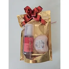 Lembrancinha Body Splash Morango e Leite + Sabonete Cor Aleatória