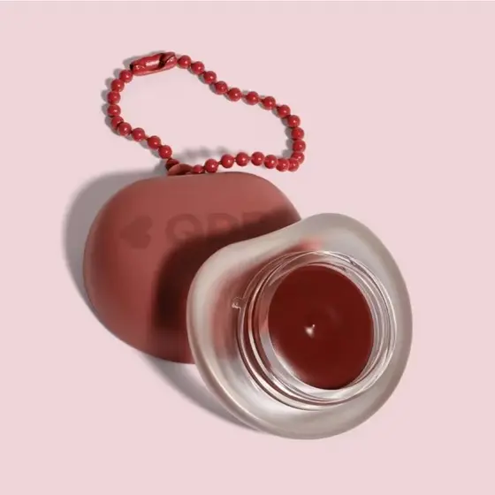 Batom e Blush Multifuncional Marrom Cacau Matcha Mochi Blur QDB